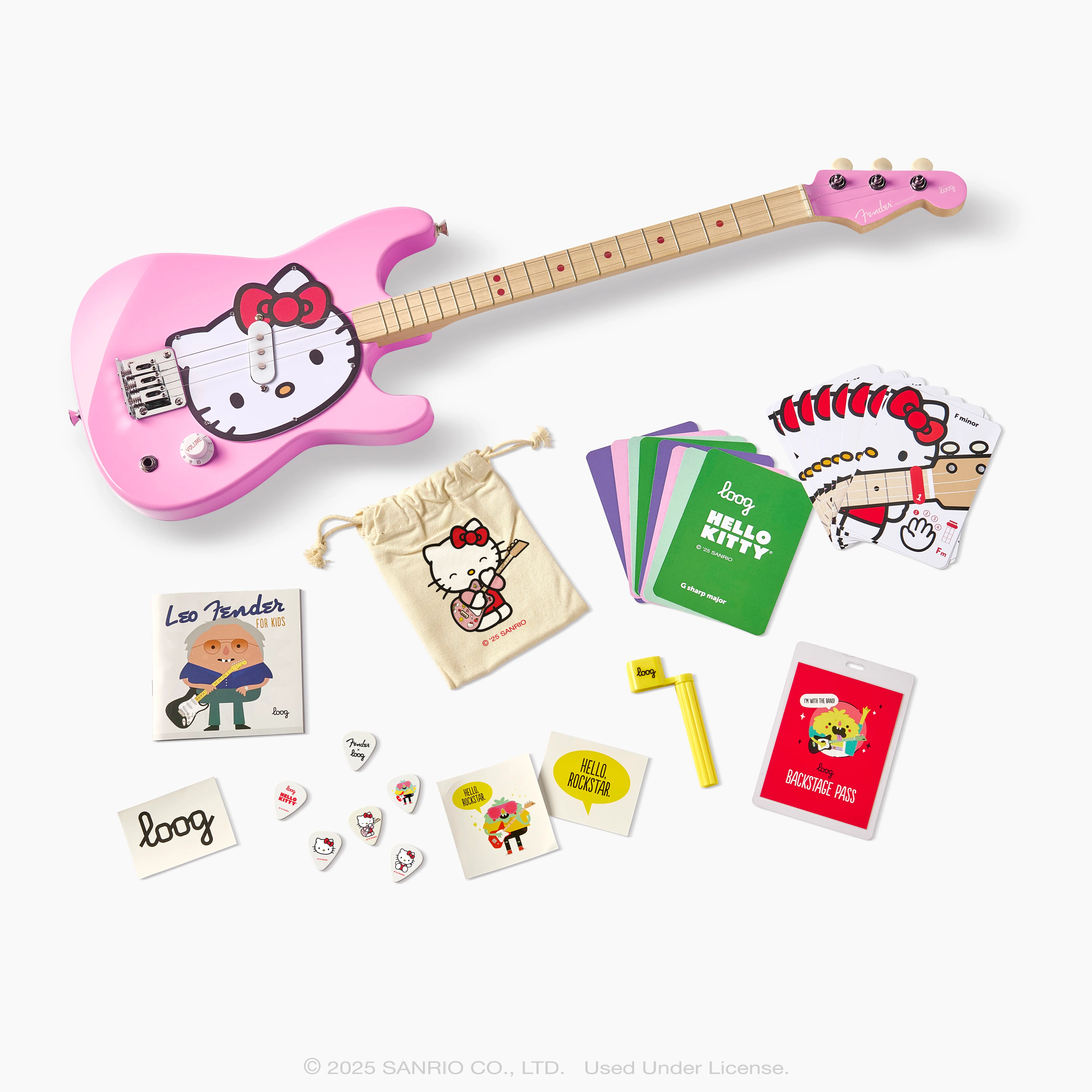fender x loog electric guitar - Image 21